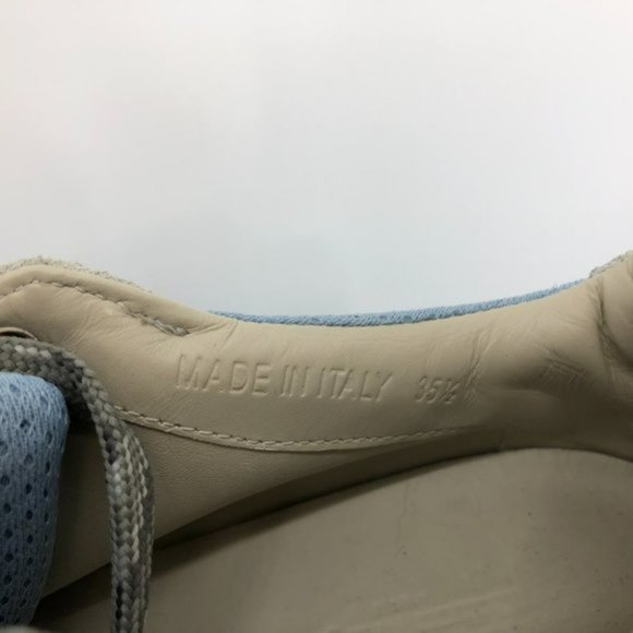 MM6 Maison Margiela Classic Chunky Platform Suede Sneakers Grey Blue Multi 5.5 - Picture 5 of 16